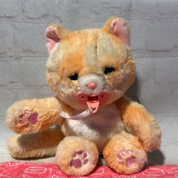 Little Live Pets Puddin' My Dream Kitten Tabby Kitty Cat Plush Working - Picture 1 of 9